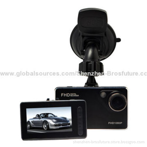 FHD 1,080 at 30fps 2.7-inch Car Black Boxes, 170° Viewing Angle/G-sensor/SOS/24/7 Parking Mode